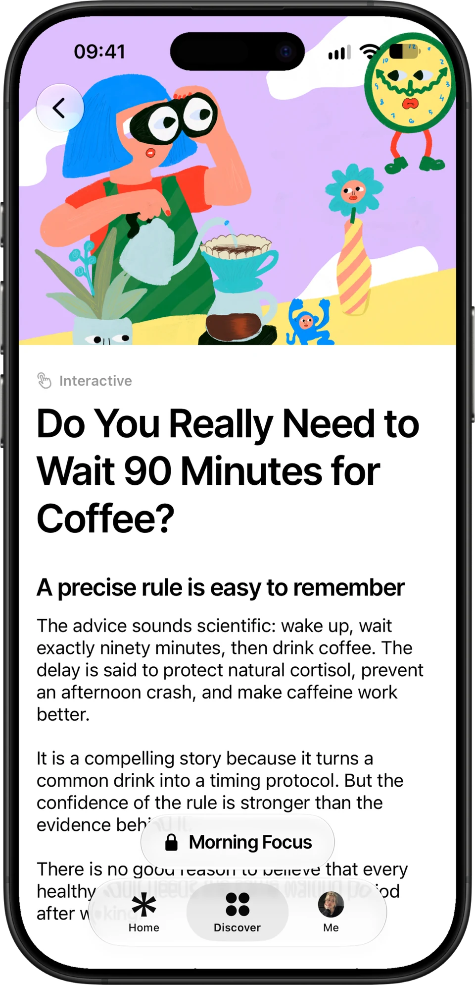 Ritual app preview on iPhone